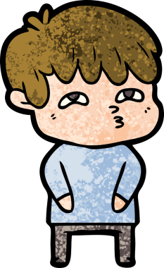 Bir insan tarafından çizilmiş garip bir adam.