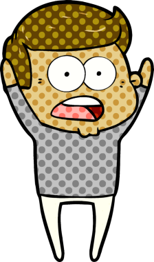 Bir insan tarafından çizilmiş bir karikatür.