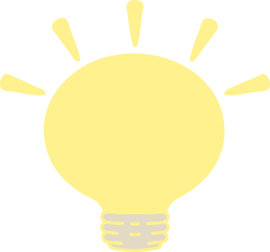 Bir insan tarafından çizilmiş parlak ampul.