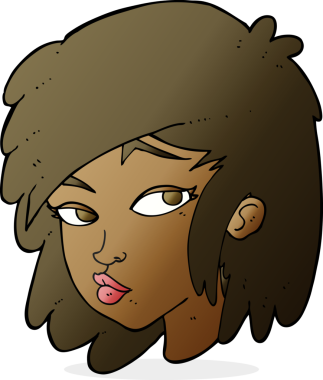 Karikatür meraklısı bir kadın tarafından çizilmiş