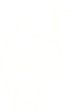 Bir insan tarafından çizilen Noel Adam Tebeşiri