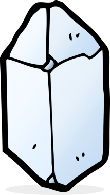 bir insan tarafından çizilmiş kristal karikatür