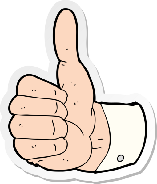 Bir insan tarafından çizilmiş bir karikatür etiketi.