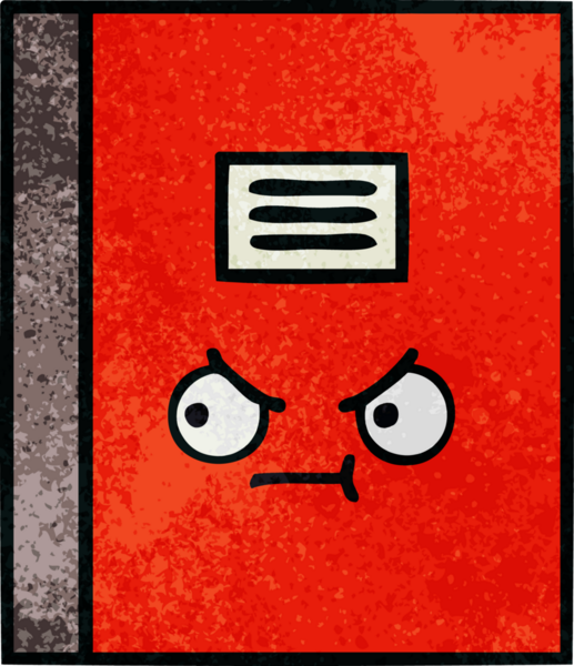 Bir insan tarafından çizilmiş bir defterin retro grunge desen karikatürü