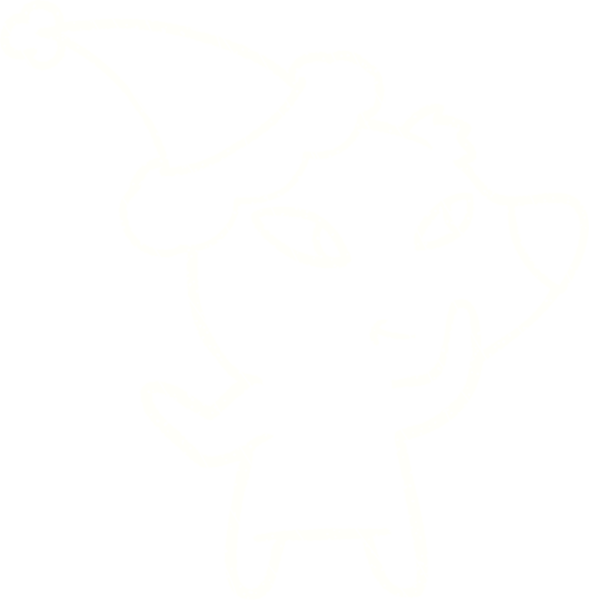 Bir insan tarafından çizilmiş Noel Ayısı Tebeşiri