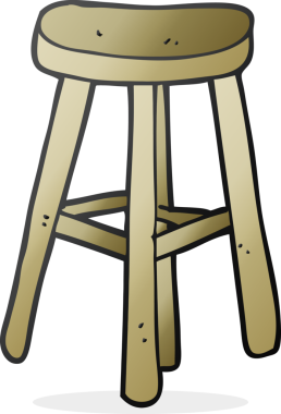 Bir insan tarafından çizilmiş serbest çizgi film taburesi