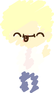 Bir insan tarafından çizilen Bulanık Adam Tebeşiri