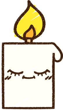 Bir insan tarafından çizilen Mum Tebeşiri