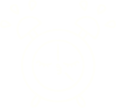 Bir insan tarafından çizilen Alarm Saati Tebeşiri