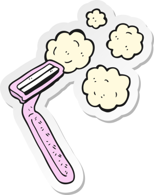 Bir insan tarafından çizilmiş bir karikatür jileti.