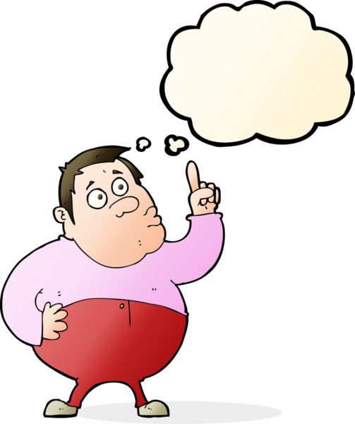 Çizgi filmci bir insan tarafından çizilmiş düşünce baloncuğuyla soru soruyor.