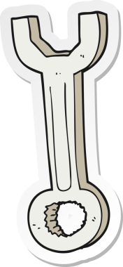 Bir insan tarafından çizilmiş çizgi film anahtarının çıkartması.