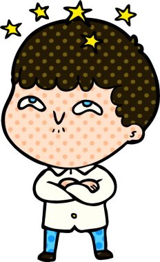 çizgi film bir insan tarafından çizilmiş hayret verici çocuk.