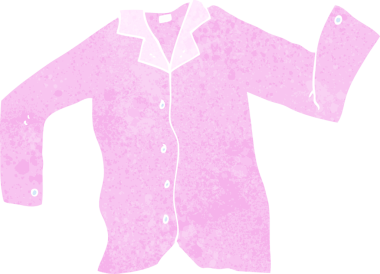 Bir insan tarafından çizilmiş karikatür gömleği.