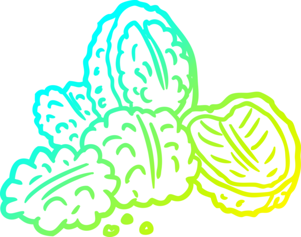 Bir insan tarafından çizilmiş ceviz çizgisi.