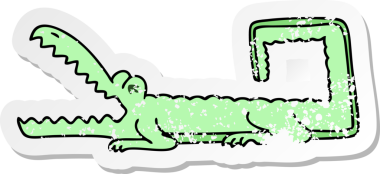 Bir insan tarafından çizilmiş garip bir el çiziminin sıkıntılı çıkartması.