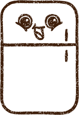 Buzdolabı Kömürü Bir insan tarafından çizilmiş