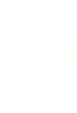 Bir insan tarafından çizilen Şemsiye Tebeşiri