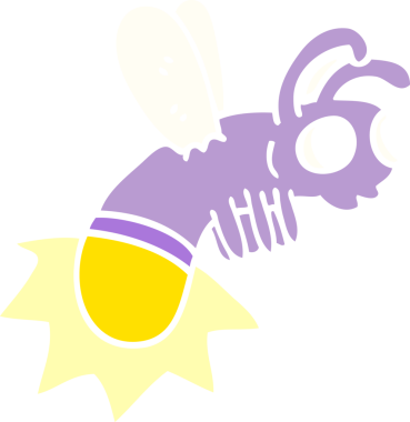 Bir insan tarafından çizilmiş karalama böceği.