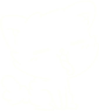 Bir insan tarafından çizilen Mutlu Kedi Tebeşiri