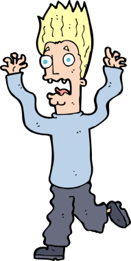 Bir insan tarafından çizilmiş karikatür.