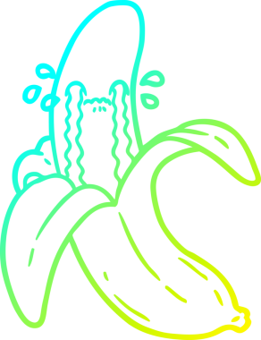 Bir insan tarafından çizilmiş ağlayan bir karikatür çizimi.