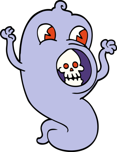 Bir insan tarafından çizilmiş karalama hayaleti.