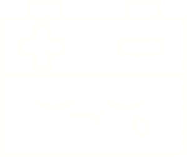 Bir insan tarafından çizilmiş pil tebeşiri.