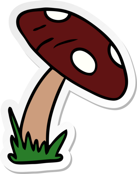 Bir insan tarafından çizilmiş bir kurbağa taburesinin el çizimi karikatürü.