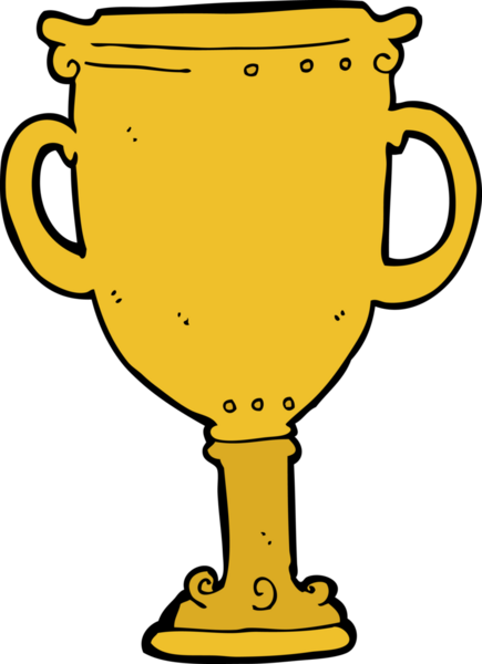 Bir insan tarafından çizilmiş karikatür kupası