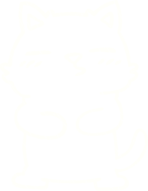 Bir insan tarafından çizilen Kedi Tebeşiri