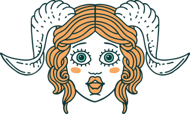 Retro Dövme Biçimi bir insan tarafından çizilmiş karakter yüzüName