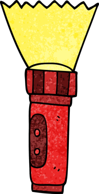 Bir insan tarafından çizilmiş karalama meşalesi.