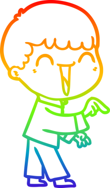 Bir insan tarafından çizilmiş mutlu bir adamın çizgi çizimi.