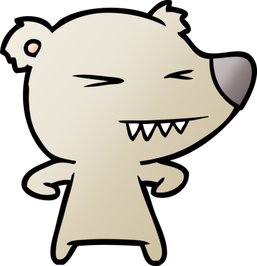 Bir insan tarafından çizilmiş bir çizgi film karakteri.