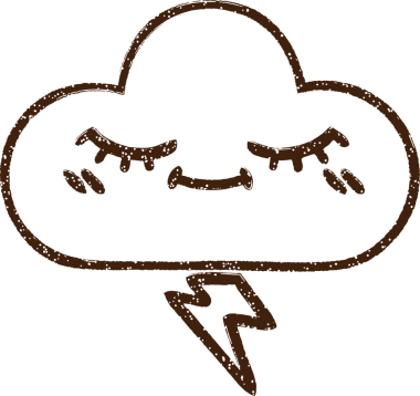 Bir insan tarafından çizilmiş bulut kömürü çizimi