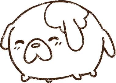 Bir insan tarafından çizilen küçük köpek kömürü.