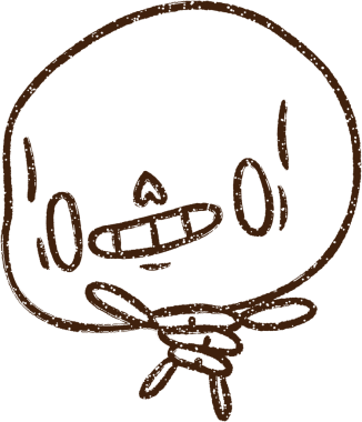 Bir insan tarafından çizilen Mutlu İskelet Kömürü