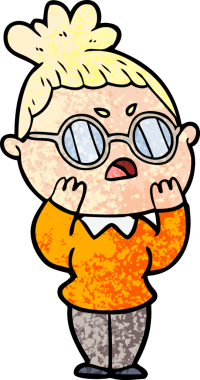 Bir insan tarafından çizilmiş bir karikatür.