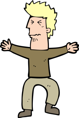 Çizgi film bir insan tarafından çizilen adamı strese sokuyor.