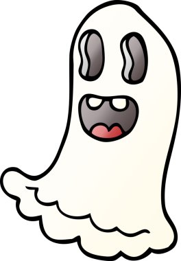 Bir insan tarafından çizilmiş karalama hayaleti.