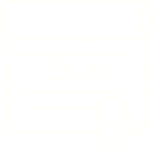 Bir insan tarafından çizilmiş Resmi Sertifika Tebeşiri