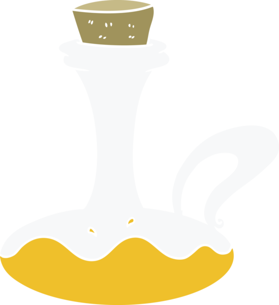 Bir insan tarafından çizilmiş düz renk çizgi film yağı