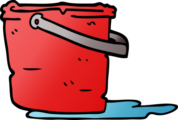 Bir insan tarafından çizilmiş karalama kovası.