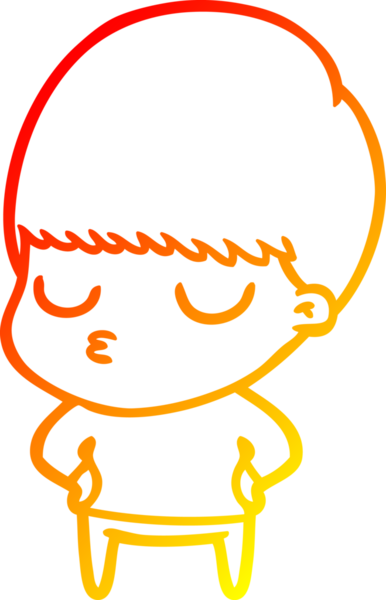 İnsan tarafından çizilmiş bir çizgi film karakteri çizimi.