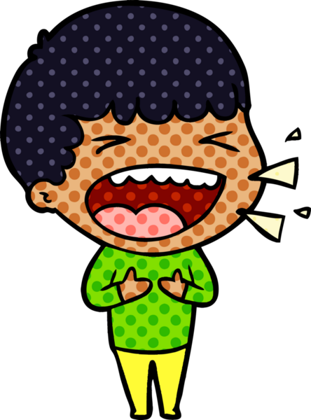 Bir insan tarafından çizilmiş gülen adam.