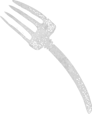 bir insan tarafından çizilmiş karikatür çatalı