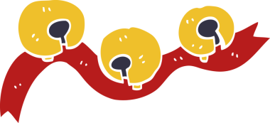 bir insan tarafından çizilmiş karalama xmas çanları