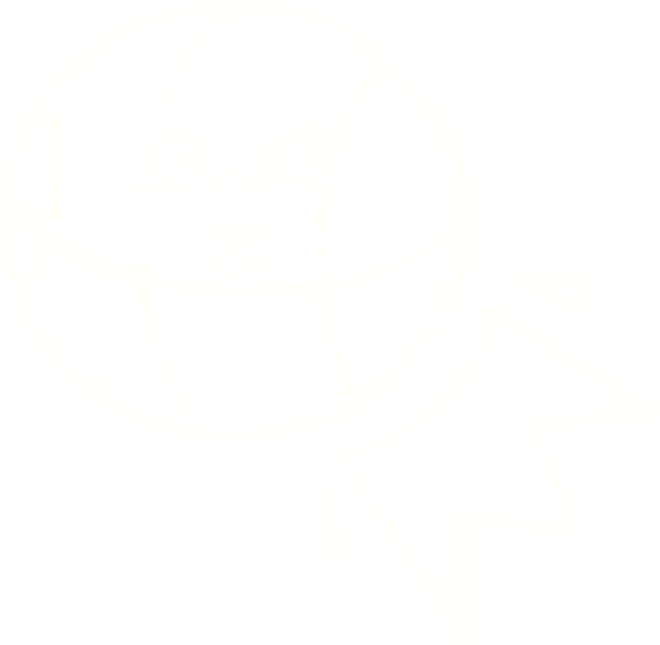 Bir insan tarafından çizilmiş basketbol tebeşiri.