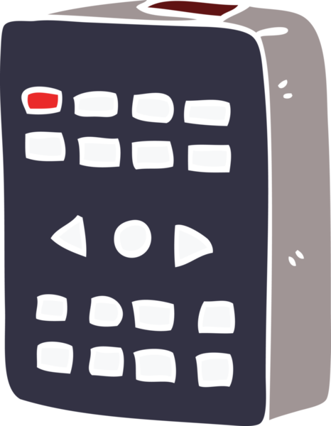 bir insan tarafından çizilmiş karalama uzaktan kumandası